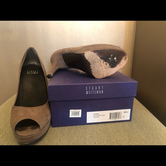 Stuart Weitzman open toe pumps - Picture 2 of 5
